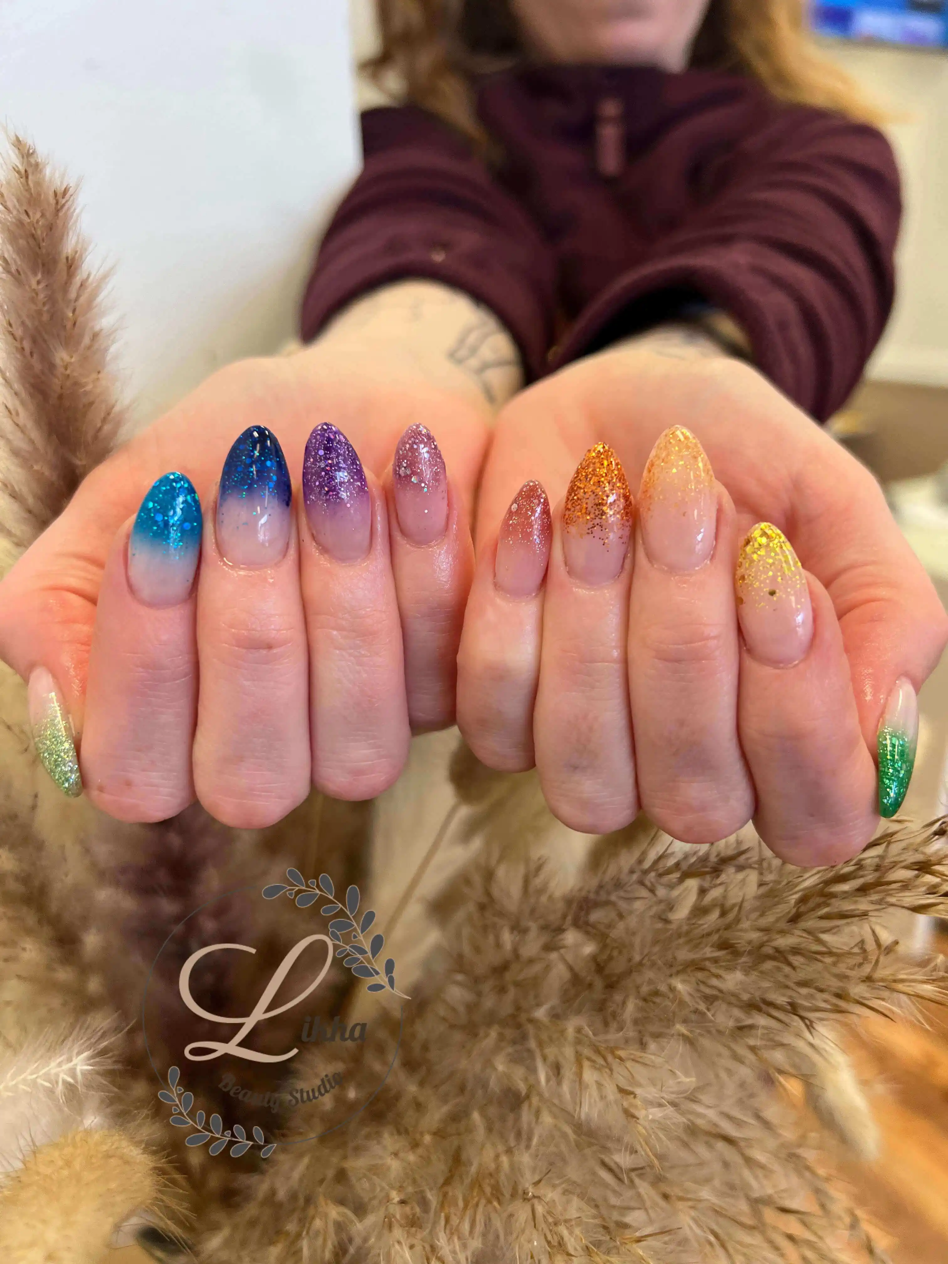 Photo of a beautiful nail design